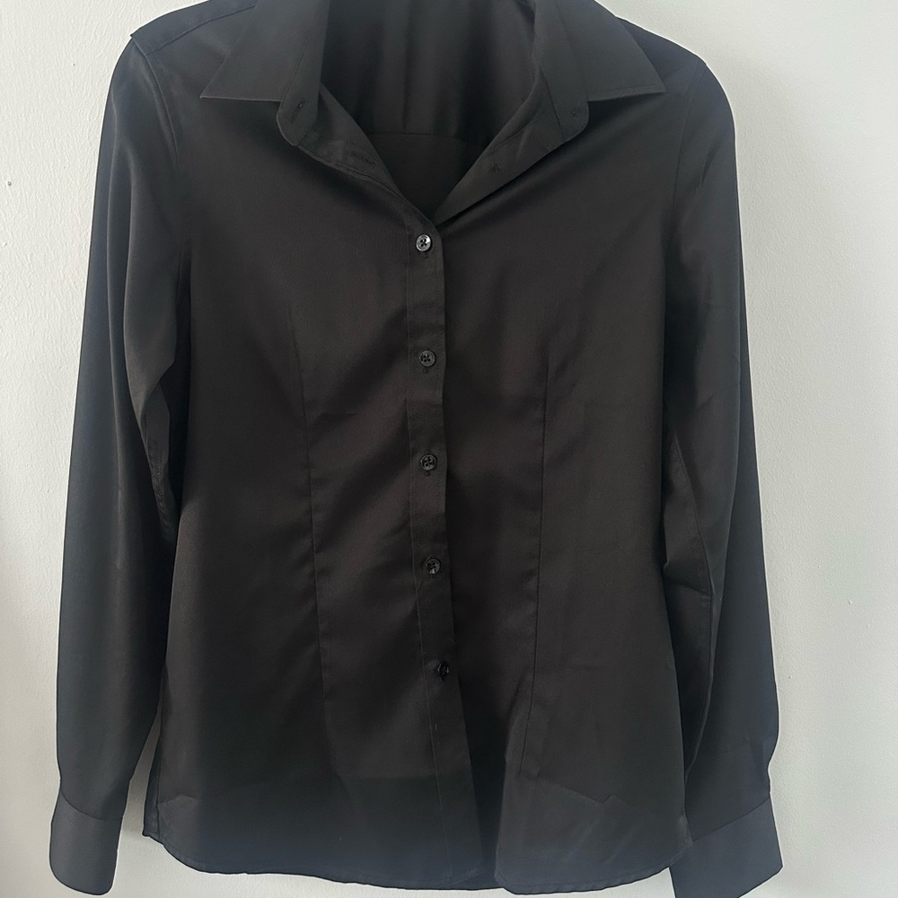 Classic Black Button-Up Shirt